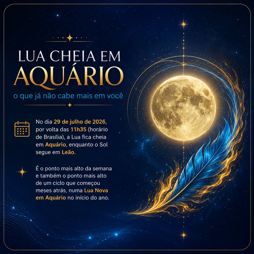 Lua Cheia em Aquário