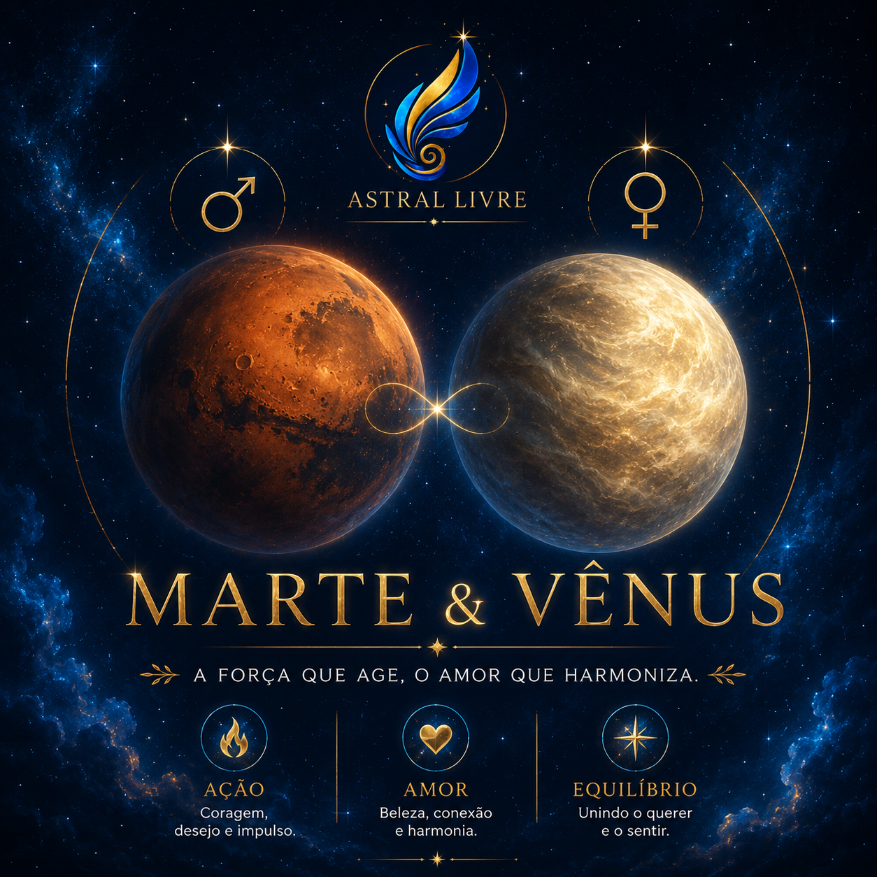 Marte e Vênus mudam de signo